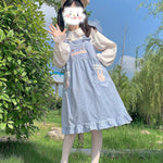 Blue Lolita Dress PL52490