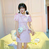 Pink Slim Dress  PL52498