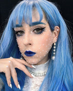 Blue-white fairy wig PL10233