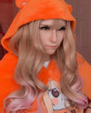 Lolita apricot pink gradient wig PL20259