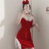 CHRISTMAS SLIP DRESS  PL52654