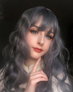 Lolita gray-blue wig PL20258