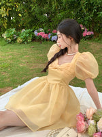 Yellow Bow Dress  PL52668