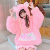 Cute plush coat PL50965