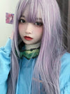 Harajuku Purple Long Straight Wig PL51311