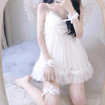 Cute bow suspenders + shorts PL51803