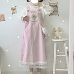 Autumn suspender dress PL52048