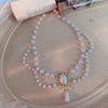 Bow Pearl Necklace PL51847