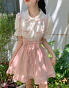 Pastel pink girl suit  PL51854