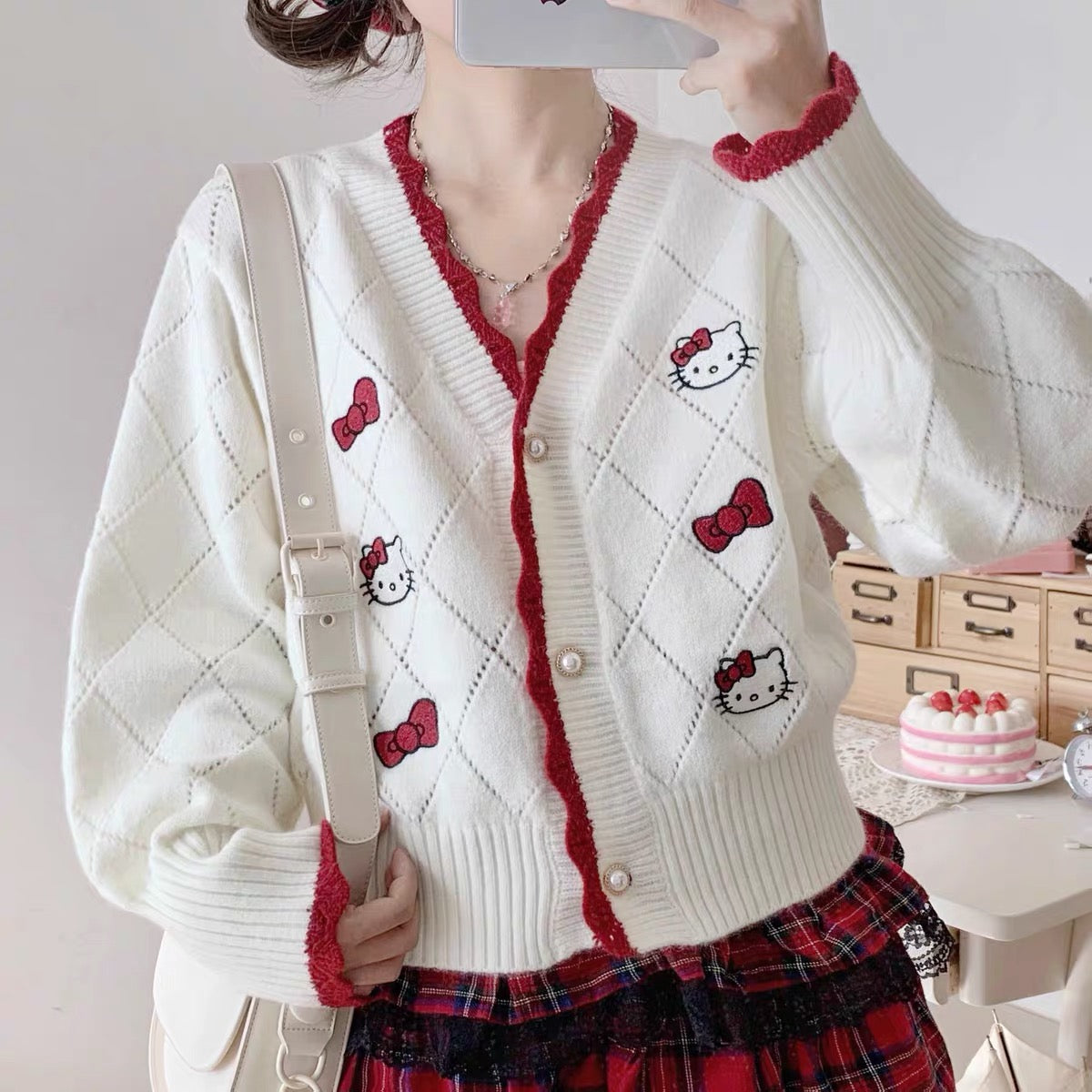 cute knitted cardigan PL51960