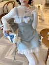 Sweet suspender dress PL51959