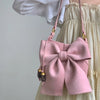 Pink bow casual shoulder bag PL51882