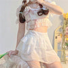 white short skirt PL51907