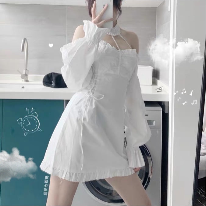 White Lolita Dress PL52075