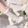 Sweet bow high heels PL51927