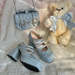 Sweet bow high heels PL51927