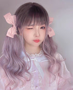 Gradient long curly wig PL52142