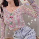 Cherry Knit Cardigan PL52183