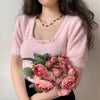 Retro plush sweater PL52154