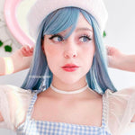 Harajuku blue-gray wig PL51124