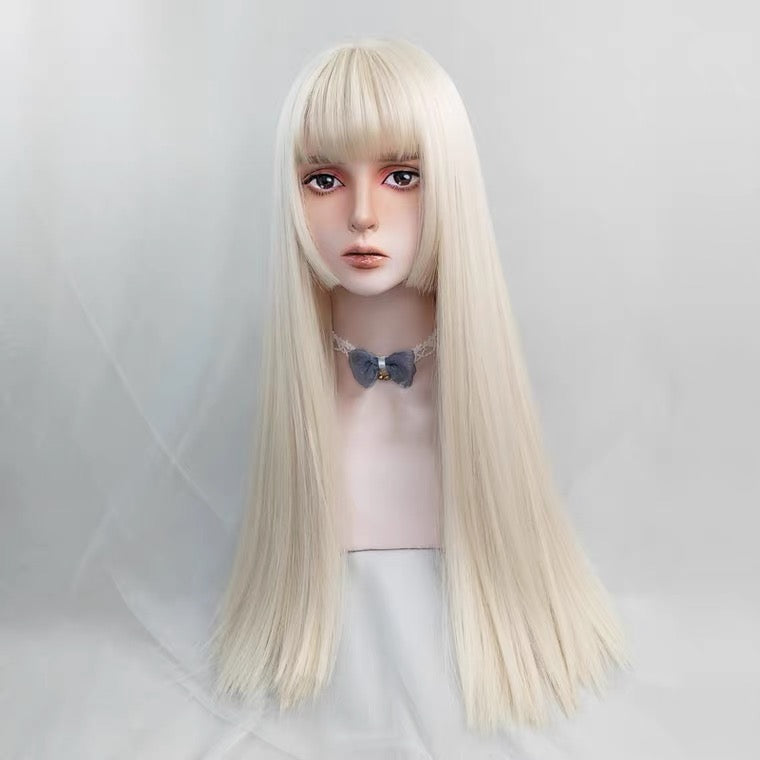 Creamy golden wig PL51065