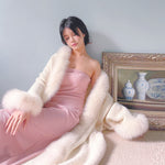 plush long coat PL52738