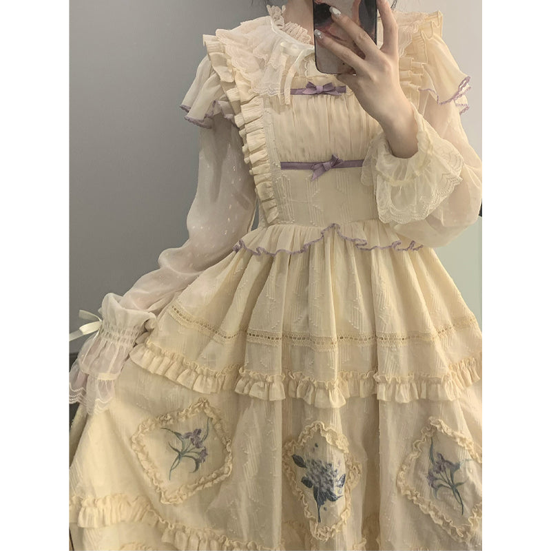 lolita embroidered dress PL52519