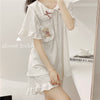 Cute bear white pajamas set PL51774