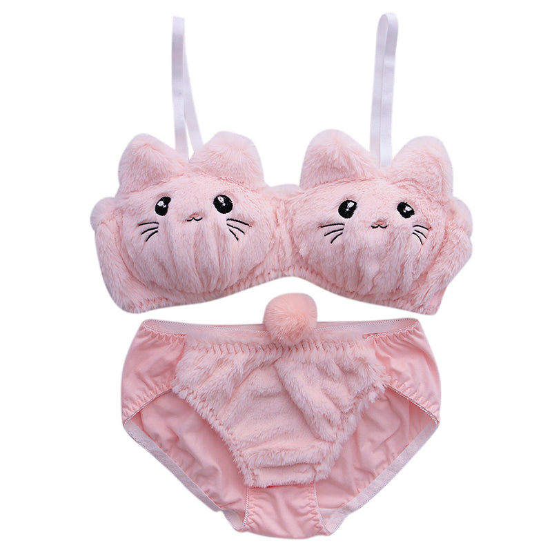 Cute plush underwear set PL51476