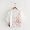 Printed loose short-sleeved t-shirt  PL20110