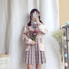 New long-sleeved plaid knitted jacket PL51512