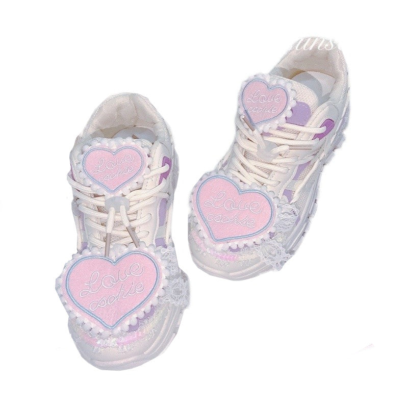 cute heart platform shoes  PL52719