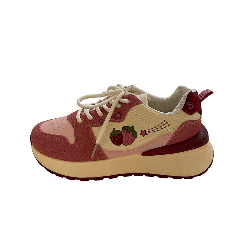 ULZZANG STRAWBERRY SNEAKERS  PL52523