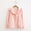 Cute rabbit ear coat PL50186