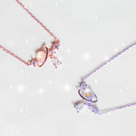 Aurora Drop Star Planet Necklace PL10174