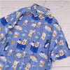 Harajuku cartoon print shirt  PL52572