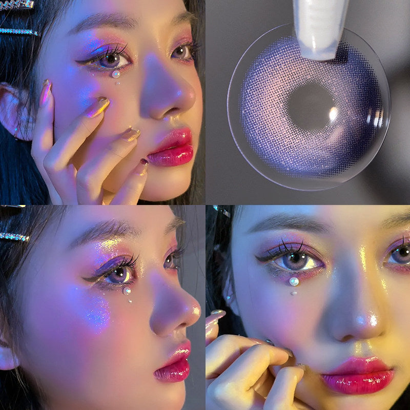 Purple contact lenses (two pieces) PL52458