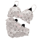 Cat ear underwear set PL50436