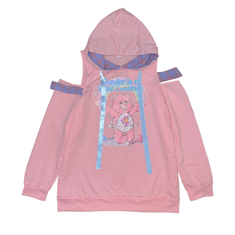 Pink Cartoon Hoodie  PL52716