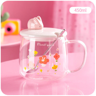 Cute drinking glass PL50007