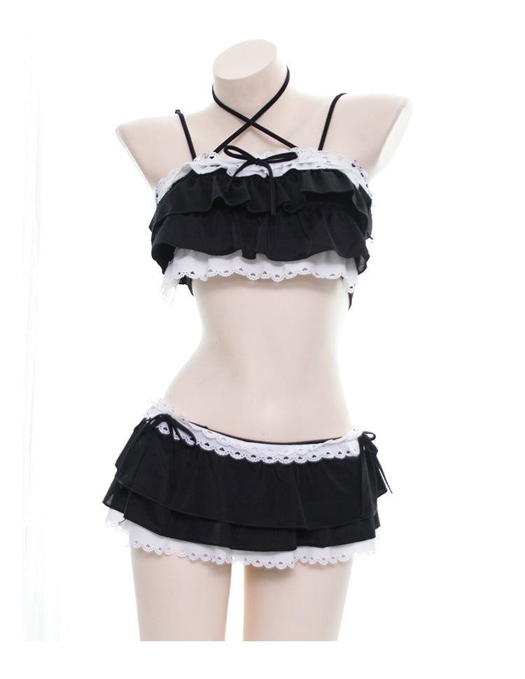 Japanese sexy ruffle swimsuit PL10126