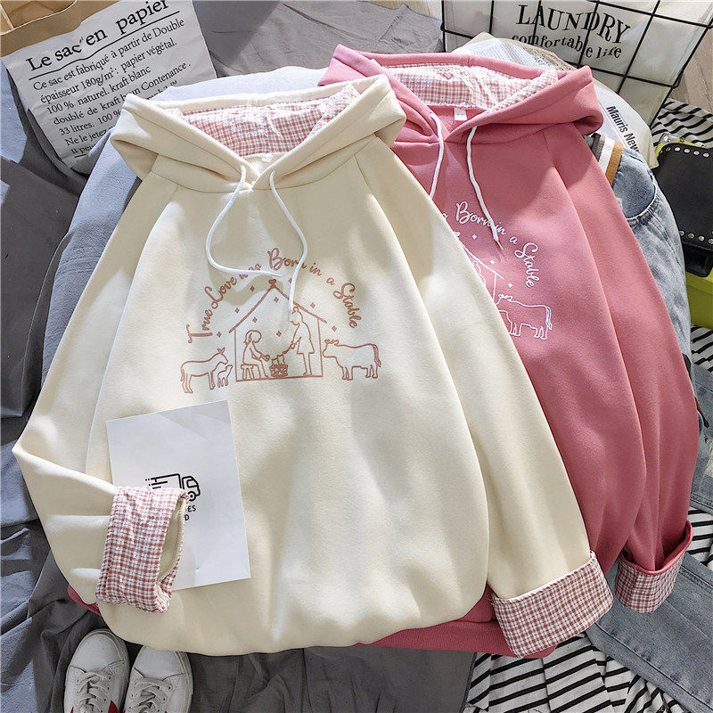 Letter print sweatshirt PL21239