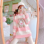 cartoon striped sweater PL52513