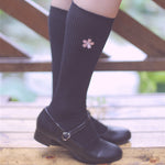 Sakura embroidered socks PL50003