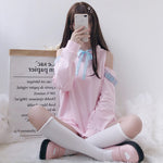 pastel pink hoodie PL50234