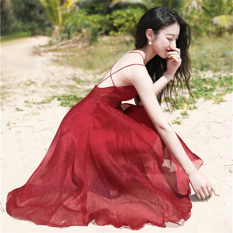 Sexy suspender dress PL51529