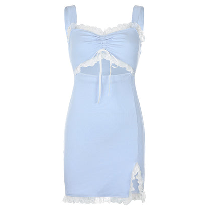 Chic blue dress PL50573