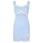 Chic blue dress PL50573