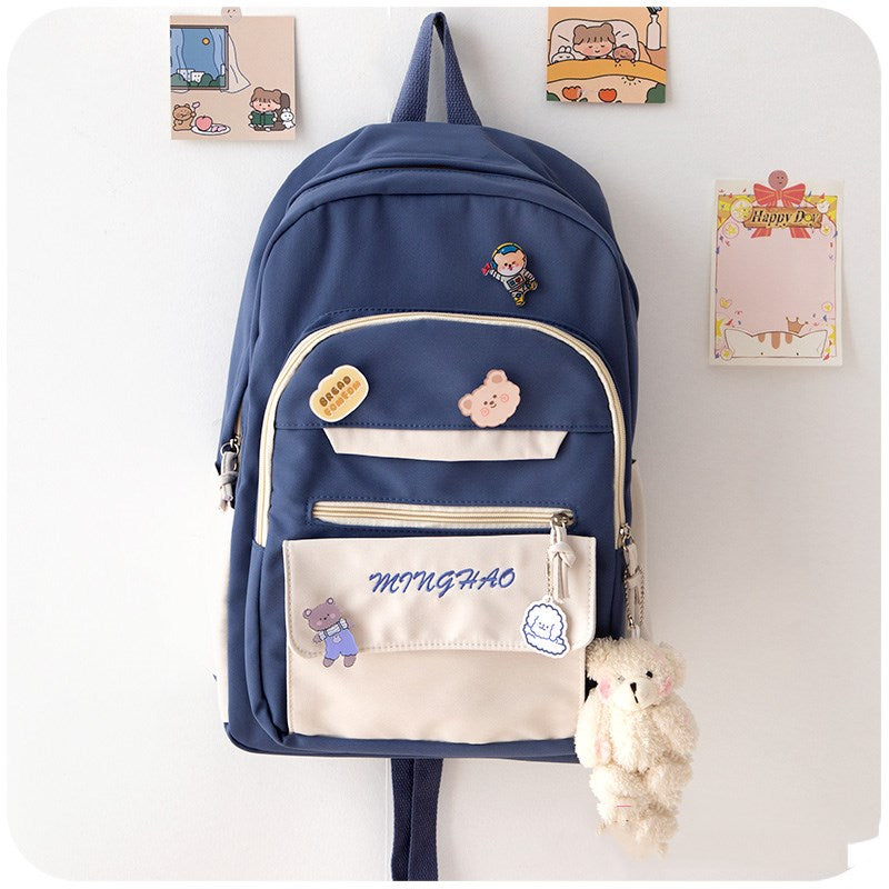 Lovely large-capacity school bag PL51116