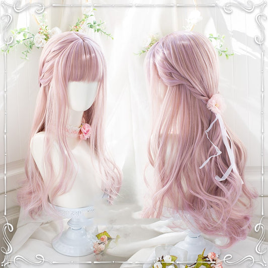 Lolita pink purple wig PL51611